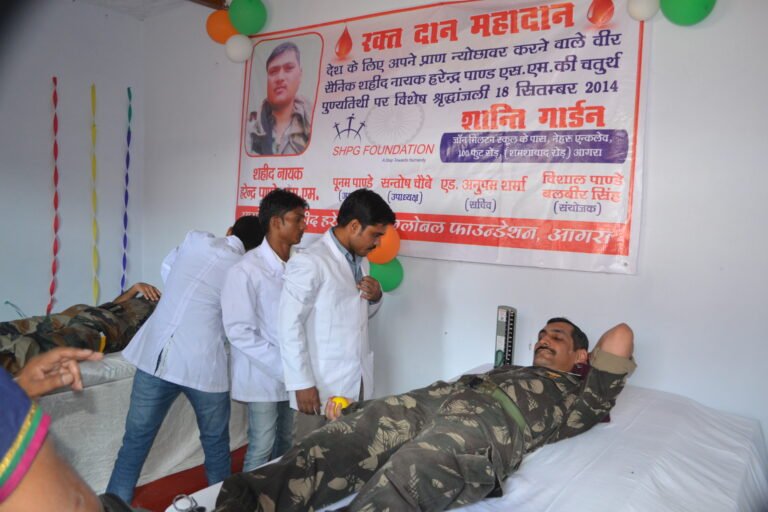 Read more about the article Blood Donation Camp 2014 – A Tribute to a Braveheart